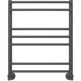 Полотенцесушитель водяной Aquatek Пандора П7 500х600 мм AQ RRС0760BL, чёрный муар - фото 