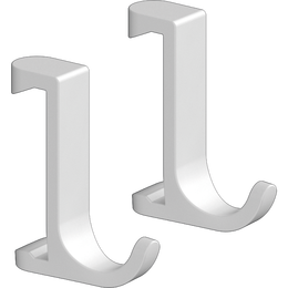 Двойной крючок Hansgrohe WallStoris 27929700, белый матовый - фото 