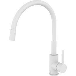 Смеситель для кухни Milardo Meal M01WT0FM05, белый матовый - фото 