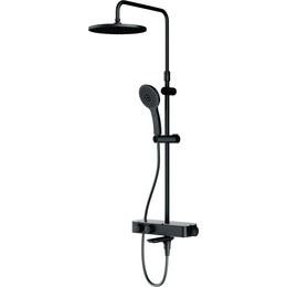 Душевая система AM.PM Inspire V2.0 F0750A522 с термостатом, чёрный, Цвет производителя: чёрный - фото 