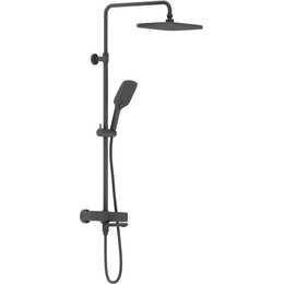 Душевая система c термостатом Damixa Gala 953810300, чёрный - фото 
