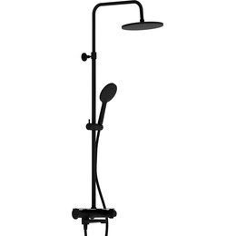 Душевая система c термостатом  Damixa Jupiter 977760300, чёрный - фото 