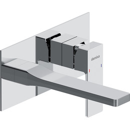 Смеситель для раковины со стены Damixa Gala 530260000 (со скрытой частью), Цвет производителя: хром - фото 