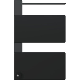 Первый в мире интеллектуальный полотенцесушитель Dagen Best 430x665 мм BE1B (скрытое подключение) чёрный матовый - фото 