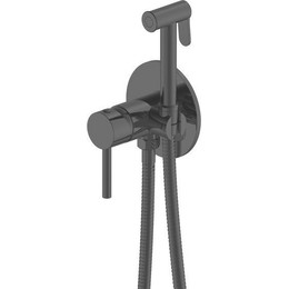 Набор для гигиенического душа Ravak BM 050.20 X070072, чёрный матовый - фото 