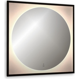 Зеркало Abber See 80 см AG6117SCRB, чёрный - фото 