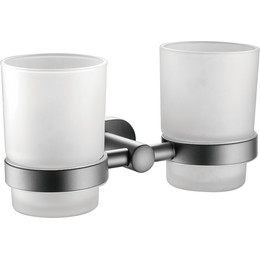 Стакан двойной Belz B90508, цвет вороненая сталь - фото 