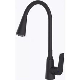 Смеситель для кухни Potato P41167-6, чёрный матовый - фото 