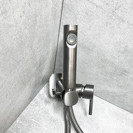 Гигиенический душ Haiba HB5518-3, оружейная сталь - фото 