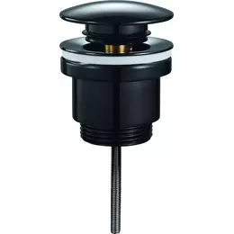 Донный клапан Haiba HB68-7, чёрный - фото 