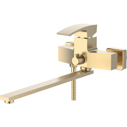Смеситель для ванны Gerhans K13114Y, золотой сатин, Цвет производителя: золотой сатин - фото 