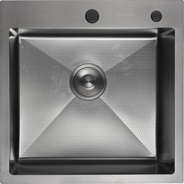 Кухонная мойка Gerhans K35050BD, графит, Цвет производителя: графит - фото 