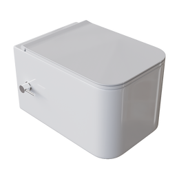 Унитаз-биде подвесной безободковый Boheme Mane 970-SET-2-W с крышкой микролифт, Цвет производителя: белый - фото 