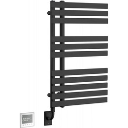 Полотенцесушитель электрический Boheme Venturo П11 80х900 мм 721-B, чёрный - фото 