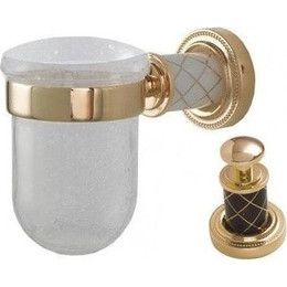 Стакан для зубных щеток Boheme Murano Gold 10904-CH-G, золото - фото 