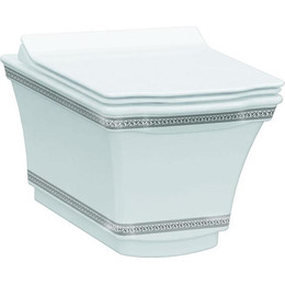 Унитаз подвесной безободковый Boheme Hermitage 951-CR - фото 