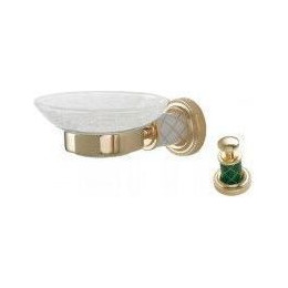 Мыльница Boheme Murano Gold 10903-GR-G, золото - фото 