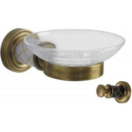 Мыльница Boheme Murano Bronze 10903-B-BR, бронза - фото 