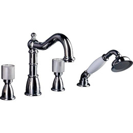 Смеситель для ванны Boheme Royal 396-Royal, chrome - фото 