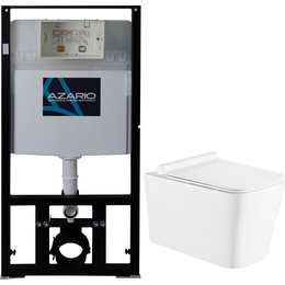 Инсталляция с подвесным унитазом Azario Mona AZ-8010-1000+AZ-0057 - фото 