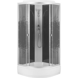 Душевая кабина Loranto 100х100 см CS-1000-25ТМ/М, хром/мозаика - фото 