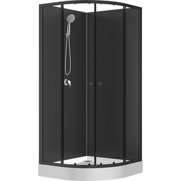 Душевая кабина Loranto Neo 100х100 см CS-21800BP-100, чёрный/прозрачное - фото 