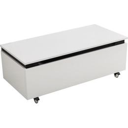 Тумба дополнительная Cezares SLIDER-1000-1C-PI-BO 100 см, Bianco Opaco - фото 