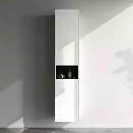 Пенал подвесной Am.Pm Func 40 см M8FCH04029WM+M8FCH0402WM+M8FOH0401WM, белый матовый - фото 