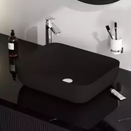 Раковина-чаша Am.Pm Func 51 см M8FWCC10510BM, чёрная матовая - фото 