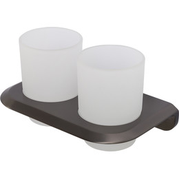 Стакан двойной Cezares Liner LINER-TUMDS-GM, цвет оружейная сталь, Цвет производителя: оружейная сталь - фото 