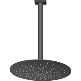 Верхний душ Cezares 300x300 мм CZR-B-TDDR-30/30-NOP, чёрный матовый - фото 