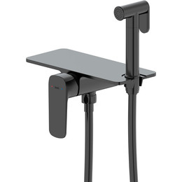 Набор для гигиенического душа Iddis Axes AXEBLSHi08, чёрный - фото 