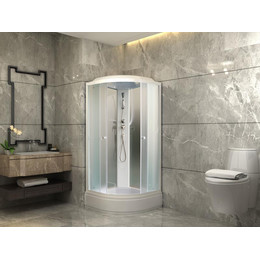 Душевая кабина Parly Effect 90х90 см EFM921, белый/матовое - фото 