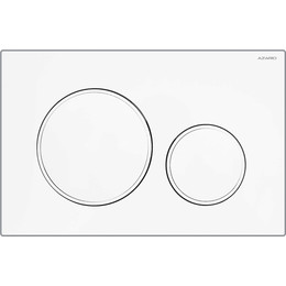 Кнопка смыва Azario AZ-017.01, белый глянцевый - фото 