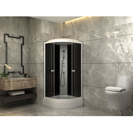 Душевая кабина Parly Classic 90х90 см ECM921, белый/тонированное - фото 