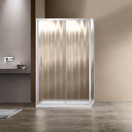 Душевое ограждение Vincea Garda 160x90 см VSR-1G9016CH, хром/матовое - фото 