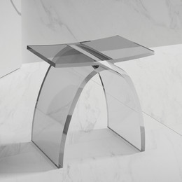 Стул для душевых кабин Abber Kristall AT1739Perle - фото 