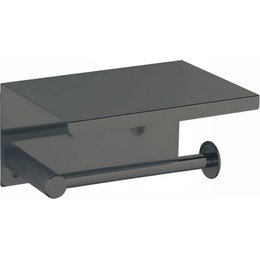 Держатель для туалетной бумаги Boheme Uno 10971-SGM, shine gun metal, Цвет производителя: shine gun metal - фото 