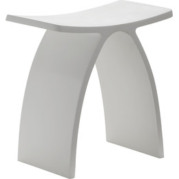 Стул для душевых кабин Abber Stein AS1639, белый матовый - фото 