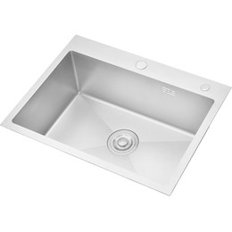 Кухонная мойка Azario Sabrina 0.8 мм AZS5050S, Цвет производителя: нержавеющая сталь - фото 
