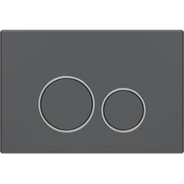 Кнопка смыва Vincea VFP-005GM, вороненая сталь - фото 