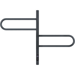 Полотенцесушитель электрический Vincea П4 425x600 мм, графит (возможность скрытого подключения) VTD-1R1CGE - фото 