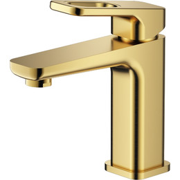 Смеситель для раковины Raglo R51.10.03, золотой сатин - фото 