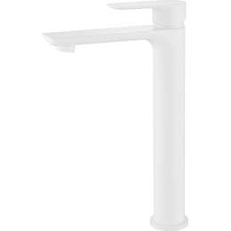 Смеситель для раковины высокий Abber Weiss Insel AF8011FW, белый матовый, Цвет производителя: белый матовый - фото 