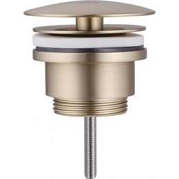 Донный клапан Abber AF0012G, золото матовое - фото 