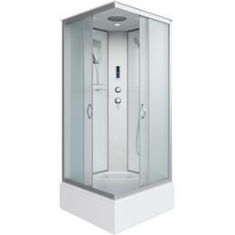 Душевая кабина Niagara Classic 90x90 см NG-1108-14P, серебро/матовое (безсиликоновая сборка) - фото 