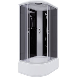 Душевая кабина Niagara Classic 120x80 см NG-2510-14R, серебро/тонированное (безсиликоновая сборка) - фото 