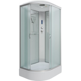 Душевая кабина Niagara Classic 110x80 см NG-33184-14RP, серебро/матовое (безсиликоновая сборка) - фото 