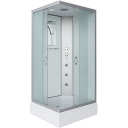 Гидробокс Niagara Classic 90x70 см NG-33974-14QG, серебро/матовое (безсиликоновая сборка) - фото 