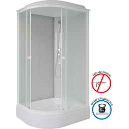 Душевая кабина Niagara Promo 90x70 см P90/70/26R/MT, белый/матовое (безсиликоновая сборка) - фото 